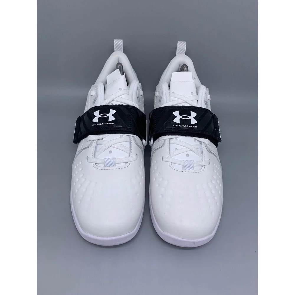 Under Armour Reign Lifter White Training Shoes 3023735-101 Men's Sz 10 NWT